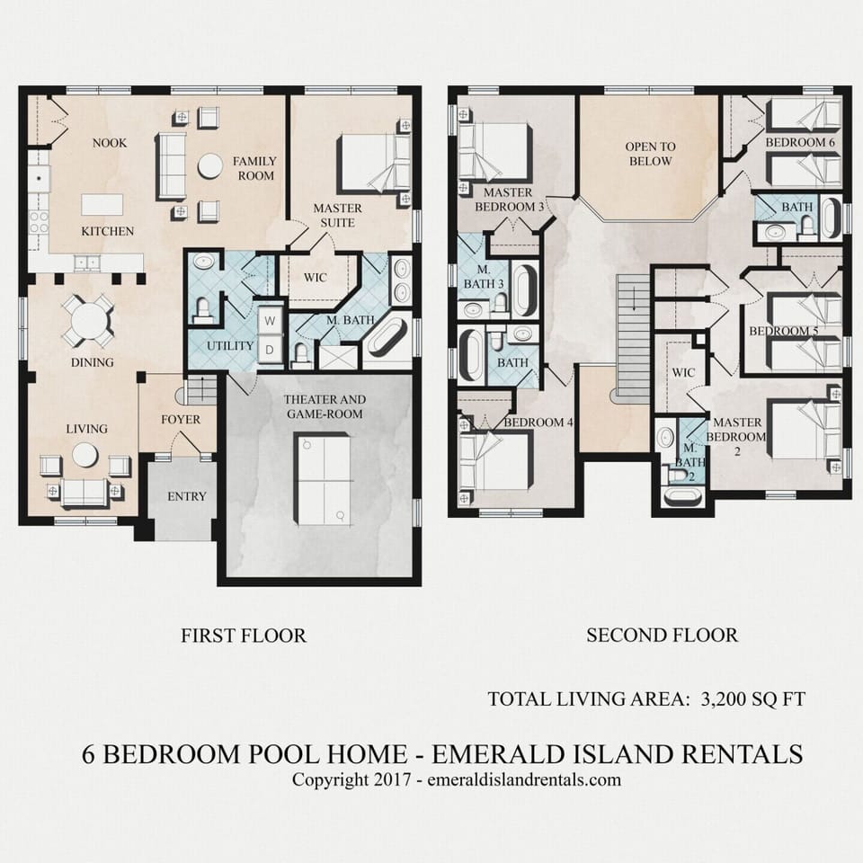 Tropical Magic villa - Floor plan