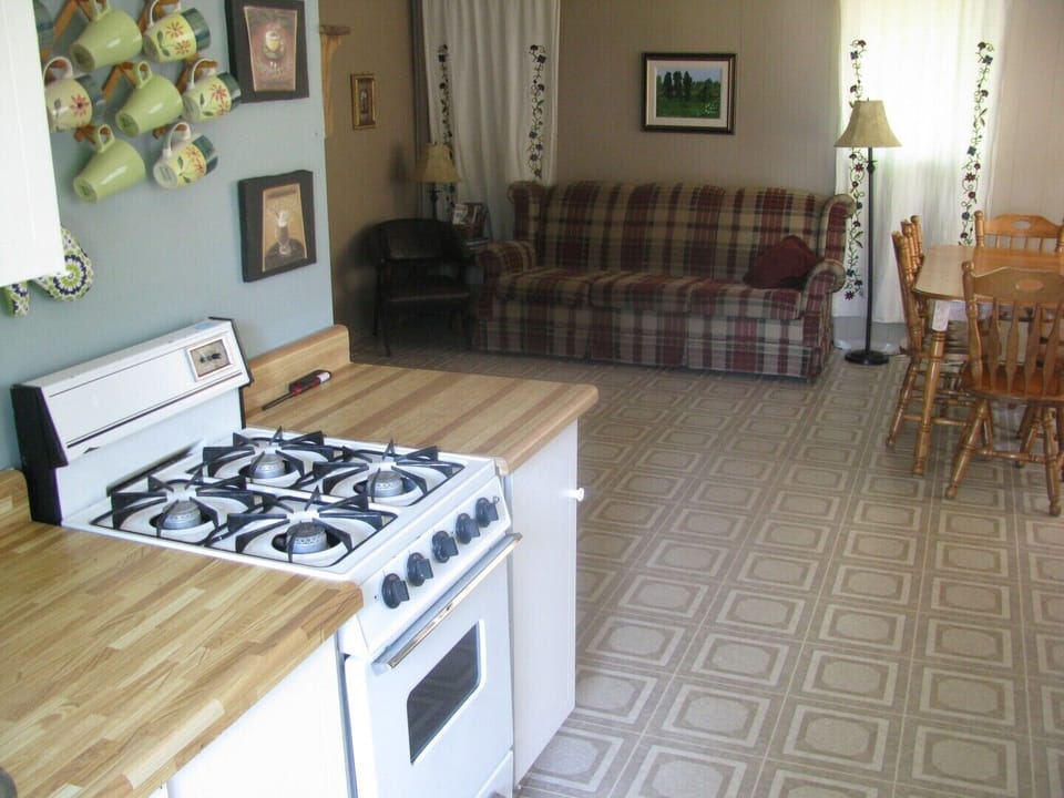 Kitchen to living space