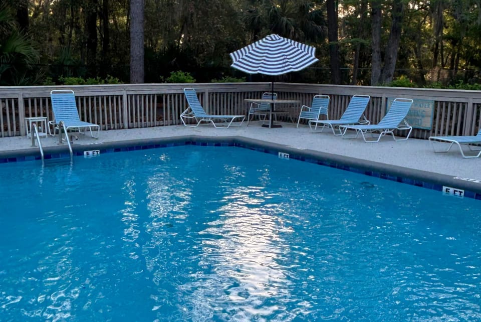 AN EVENING SWIM IS THE PERFECT END TO  A GREAT DAY!