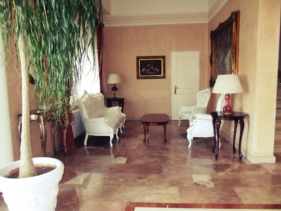 Lobby sitting area