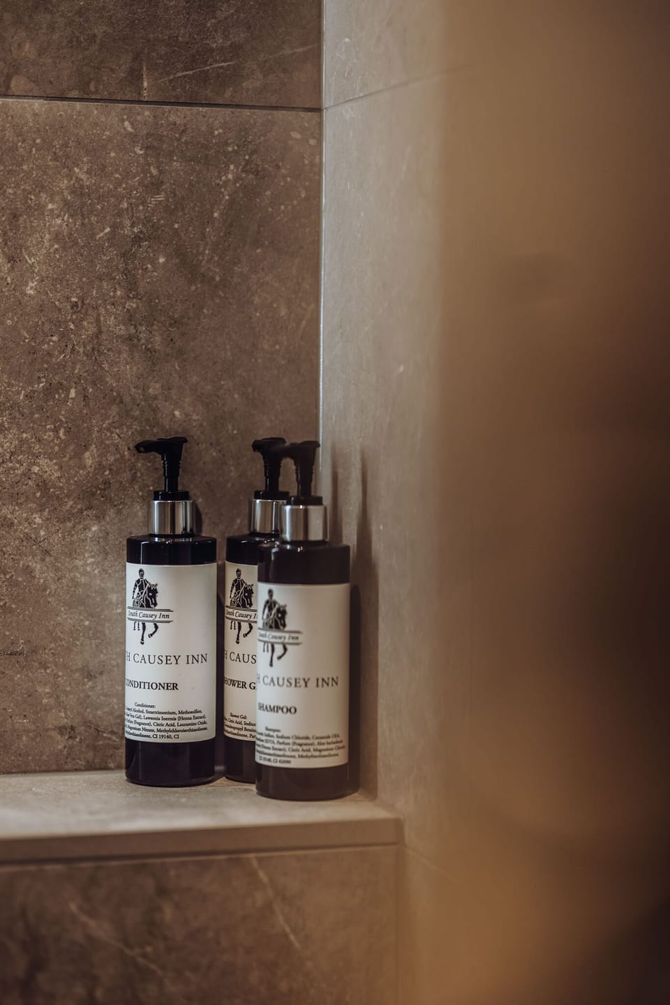 Eco-friendly toiletries, hair dryer, bathrobes, slippers