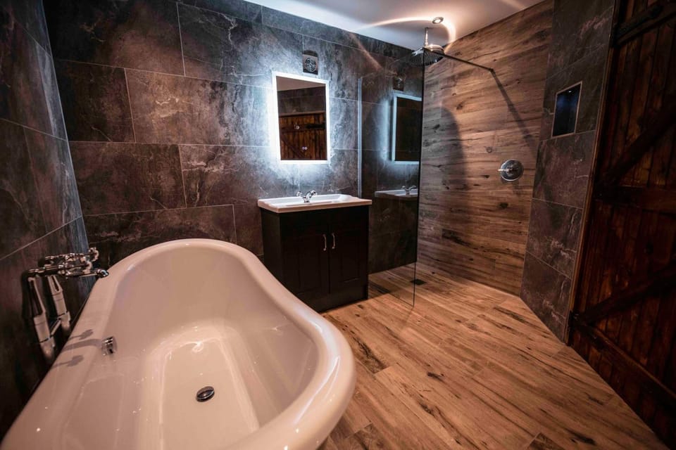 Eco-friendly toiletries, hair dryer, bathrobes, slippers