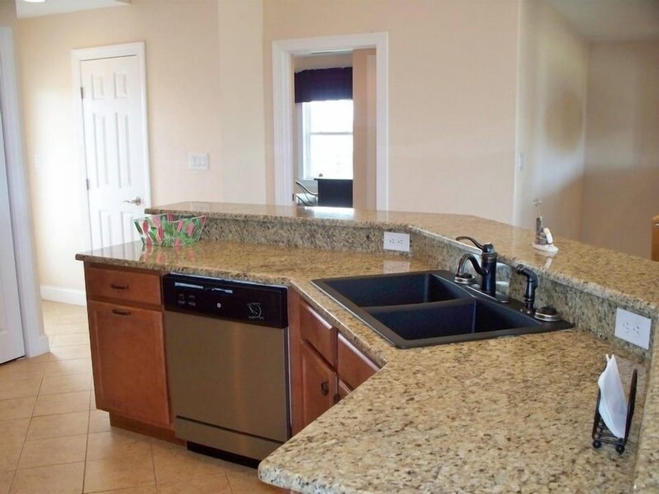 Granite counters and bar