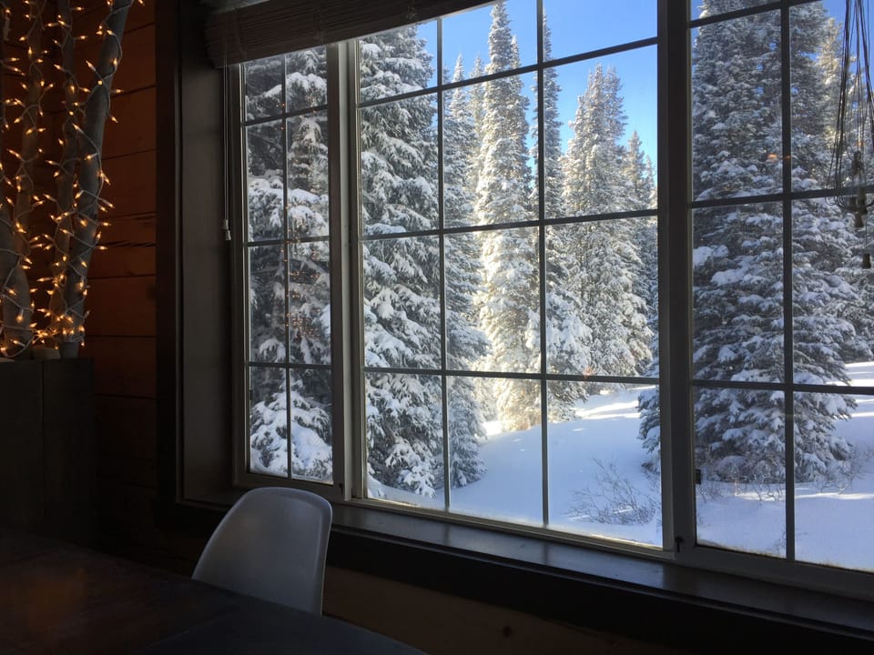 Gorgeous views from all directions.  This picture is from dining area