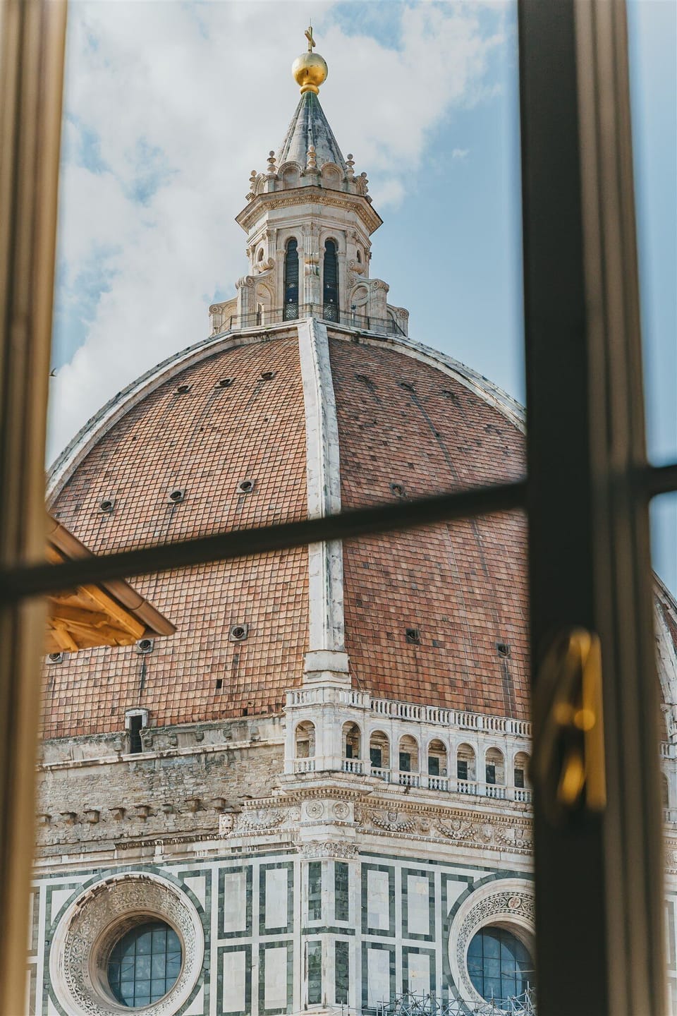  The living room window.