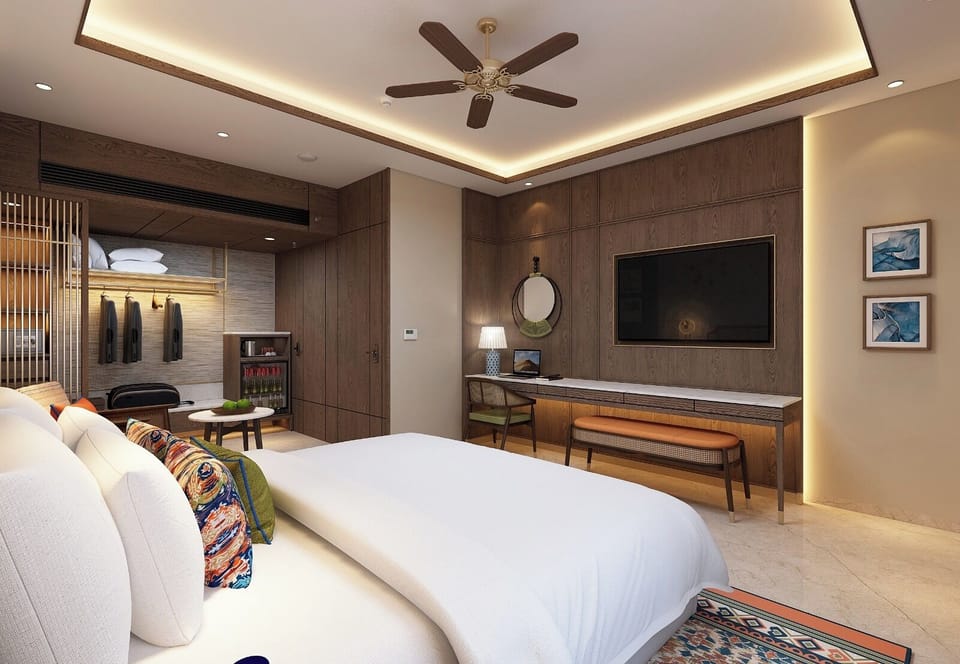 Minibar, in-room safe, desk, blackout drapes