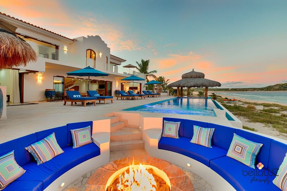 PERHAPS A STORY AND A DRINK BY THE POOL AFTER DINNER