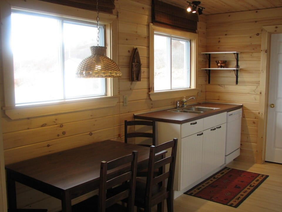 Eating area in the kitchen