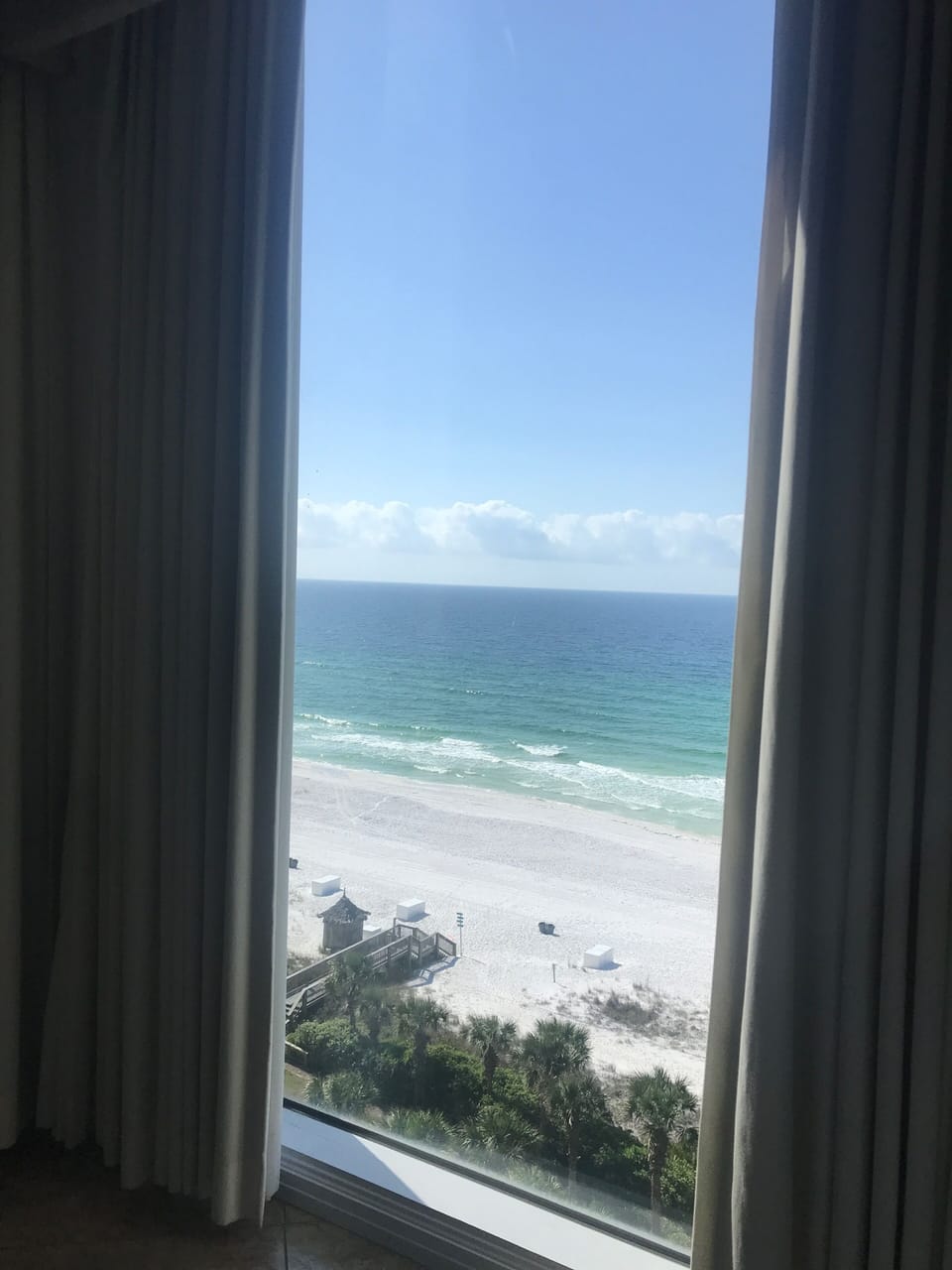 View from bedroom window