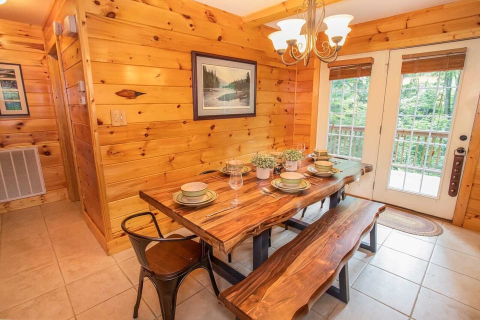 Dining Table Adjacent to Kitchen