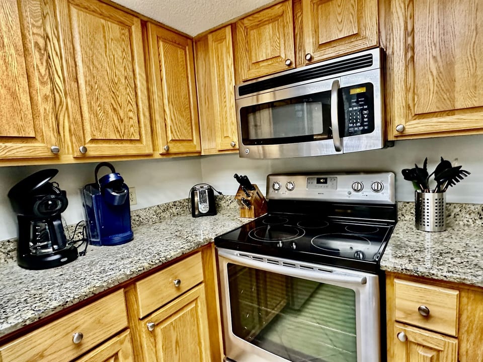 We have a standard coffee maker and a Keurig!