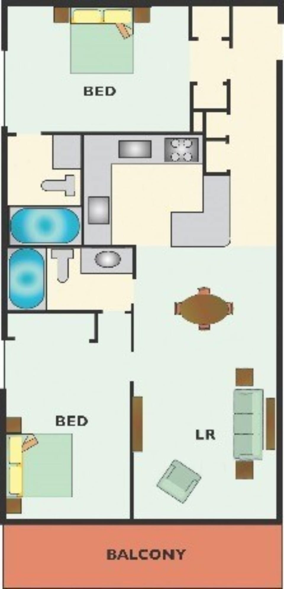 Unit floorplan 