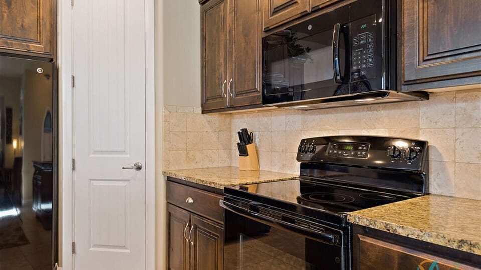 Top of line stove and microwave