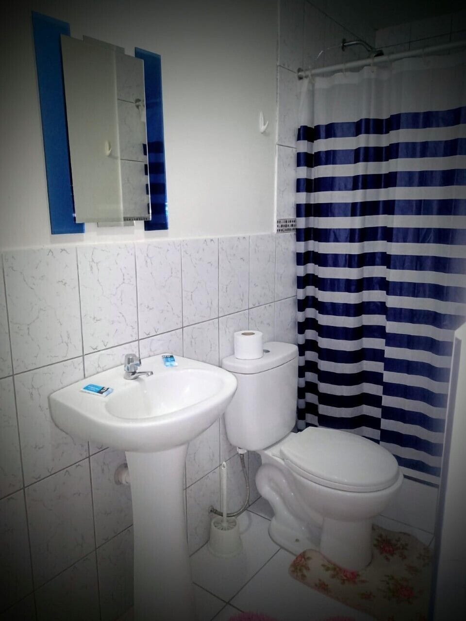 Basic Double Room, Private Bathroom | Bathroom | Shower, towels, soap, toilet paper