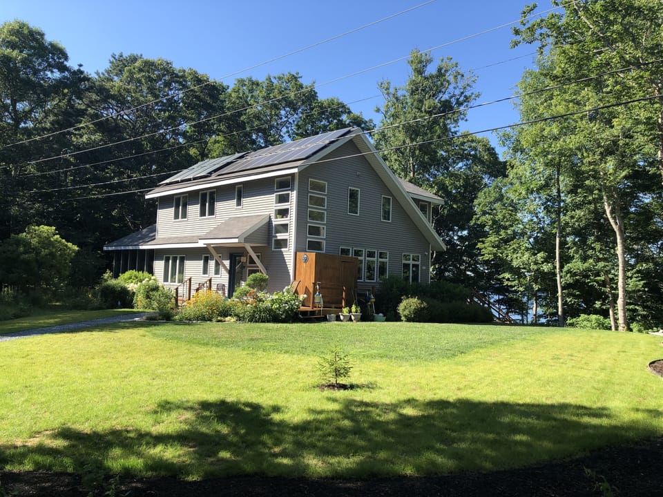 An expansive lawn for outdoor games