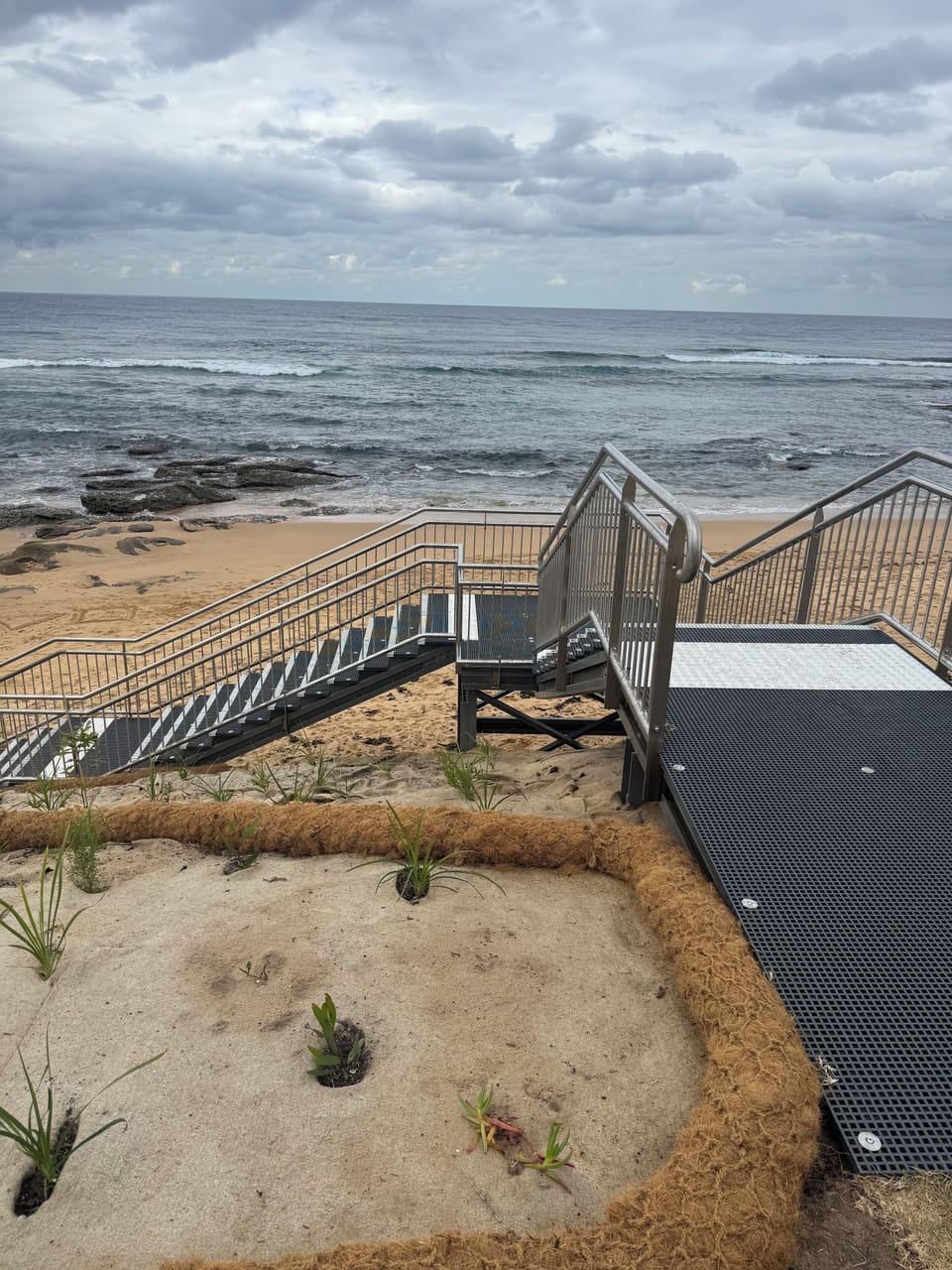 New beach access 