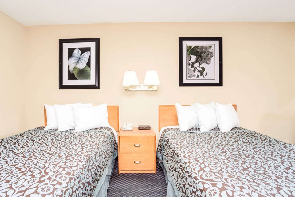 Desk, blackout drapes, rollaway beds (surcharge), WiFi (free)