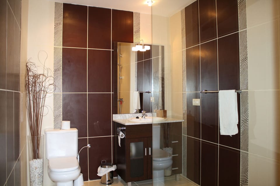Stunning modern en suite c/w large shower