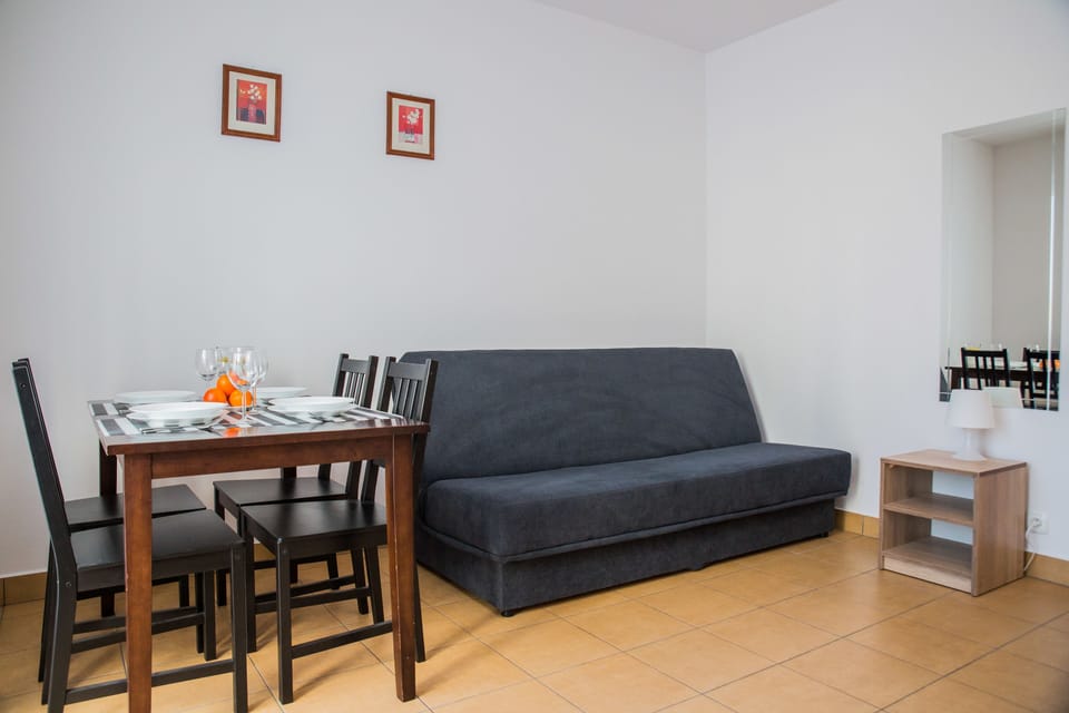 Apartment, 1 Bedroom, Terrace | Living area | Flat-screen TV