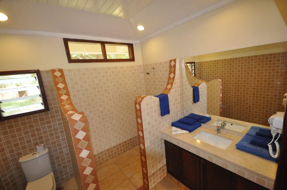 Shower, towels
