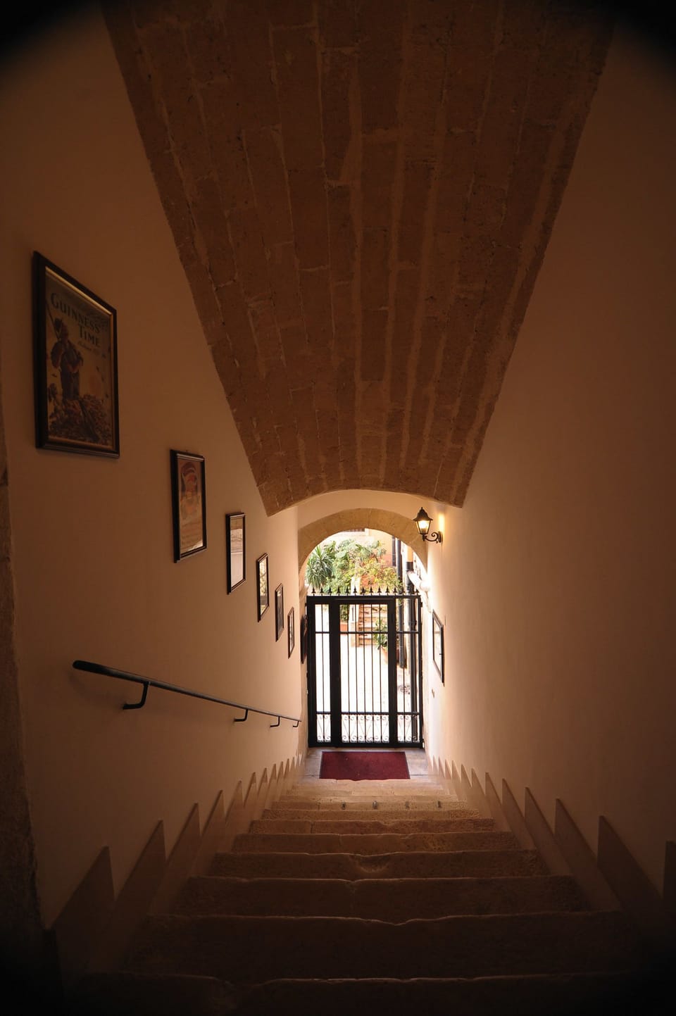 Interior entrance