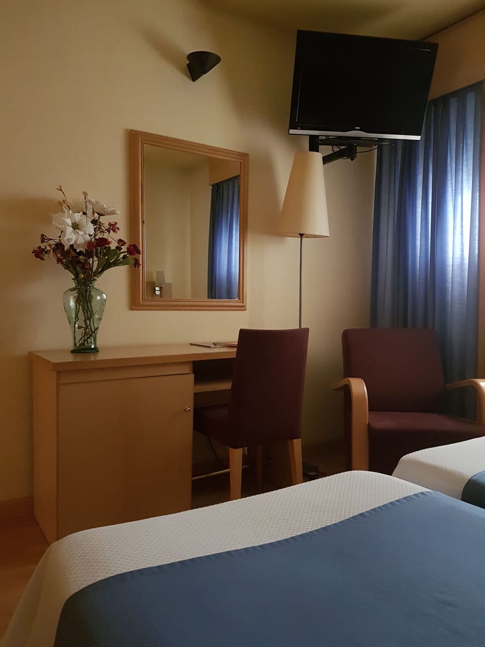 Double Room | Desk, blackout drapes, iron/ironing board, free cribs/infant beds