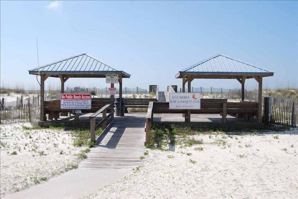 Private beach access