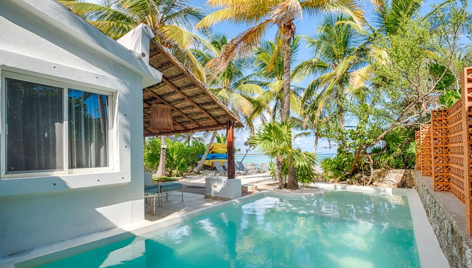 Casa Chaca's Pool with Ocean Views