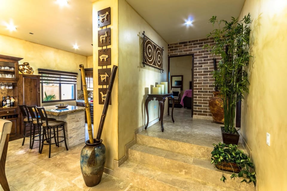 Kitchen and bedroom entry