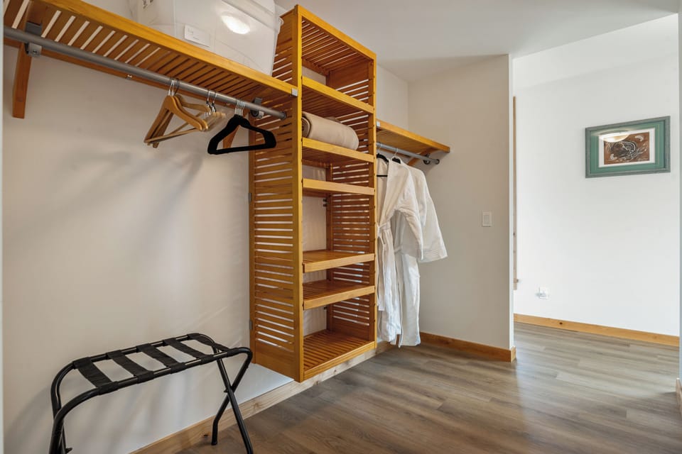 Master bedroom one: large closet