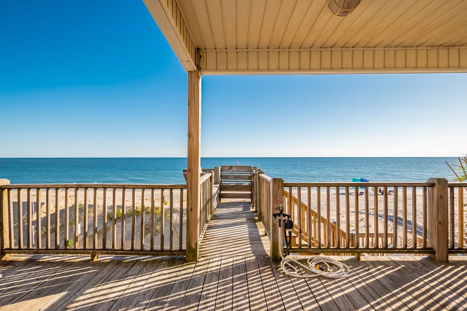 Partially Covered Porch / View