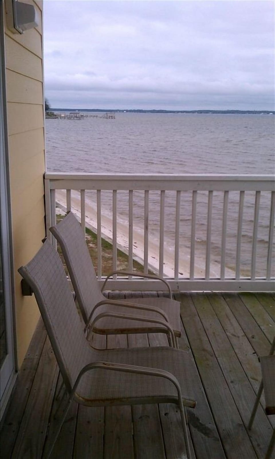 View from the deck. There are 2 decks like this. One of Master and one off LR