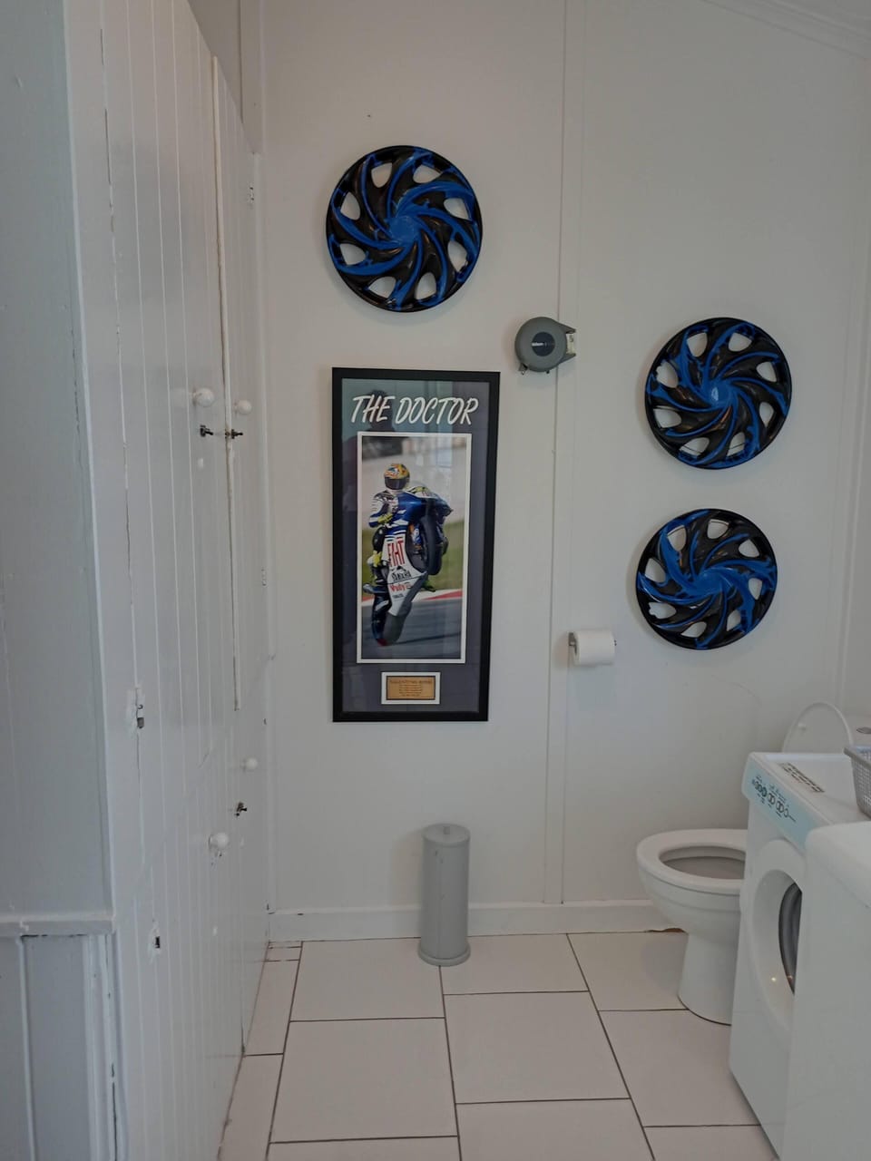 Laundry- Toilet, Washer and Dryer
