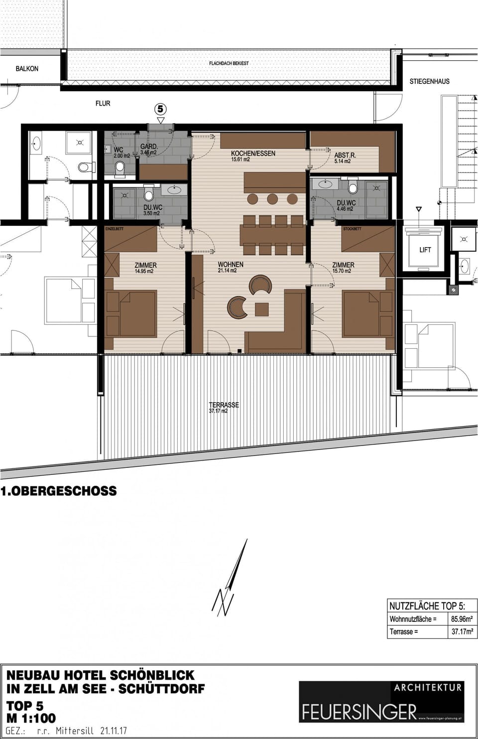 Top 5 Floor plan Schönblick Residence