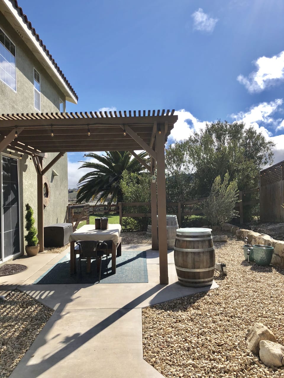 Outdoor dining