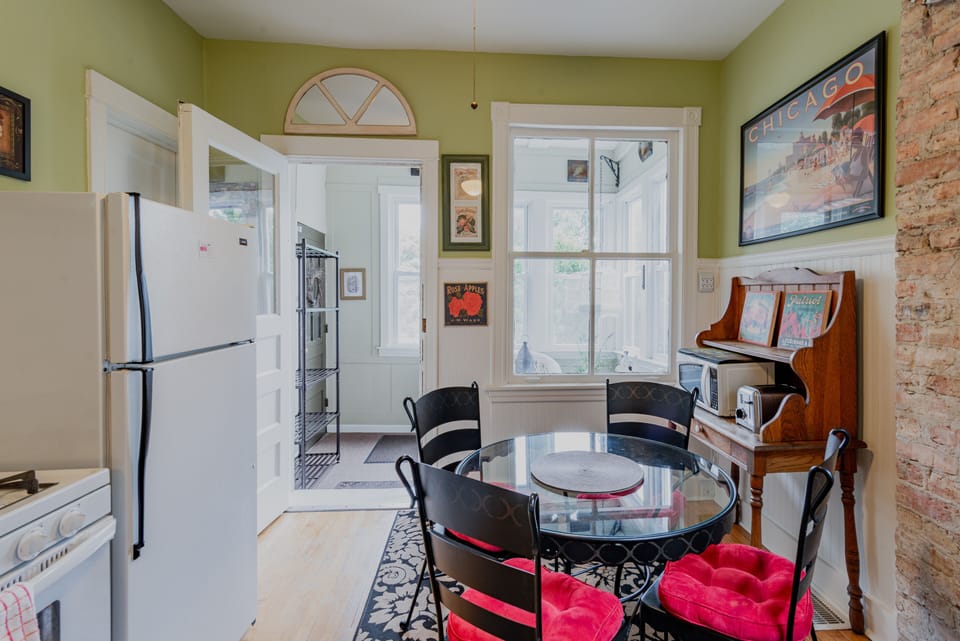 Full Bright Kitchen looking toward the Sun Room