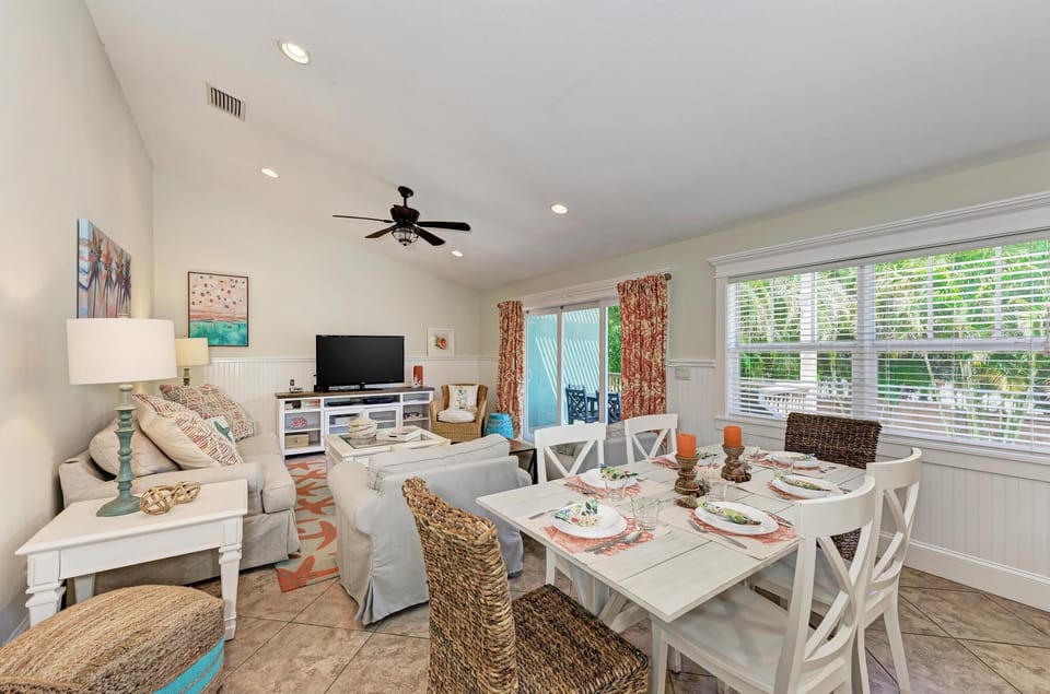 Dining and living room