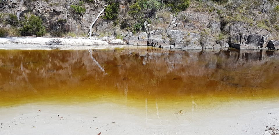 Lake at end of Roaring Beach