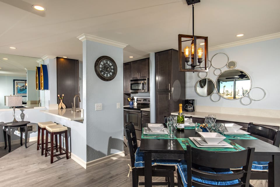 Dining/Kitchen Areas - Great Open Floor Plan