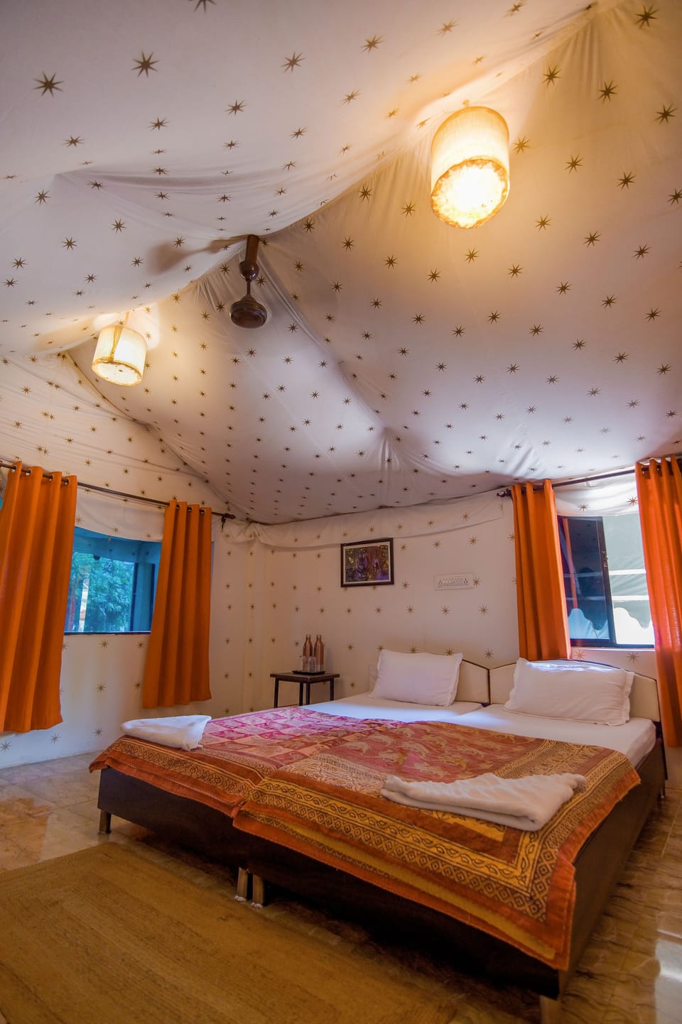 Luxury Tent | In-room safe, desk, rollaway beds