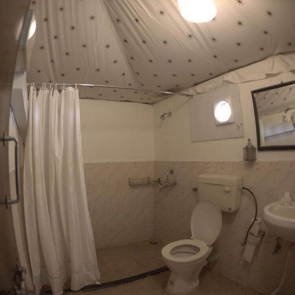 Luxury Tent | Bathroom | Shower, free toiletries, towels