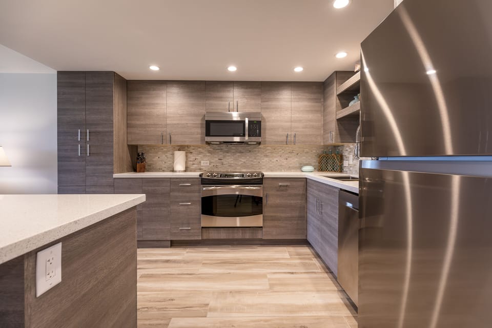Fully Equipped Kitchen With New Appliances