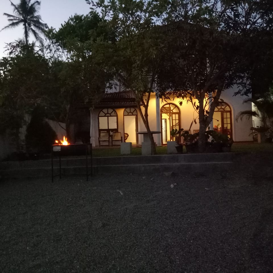 Front of property - evening/night