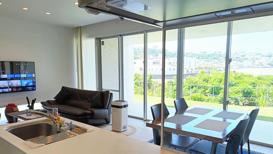 Holiday Home | Private kitchen | Full-size fridge, microwave, stovetop, electric kettle