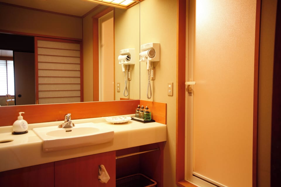 Free toiletries, hair dryer, bidet