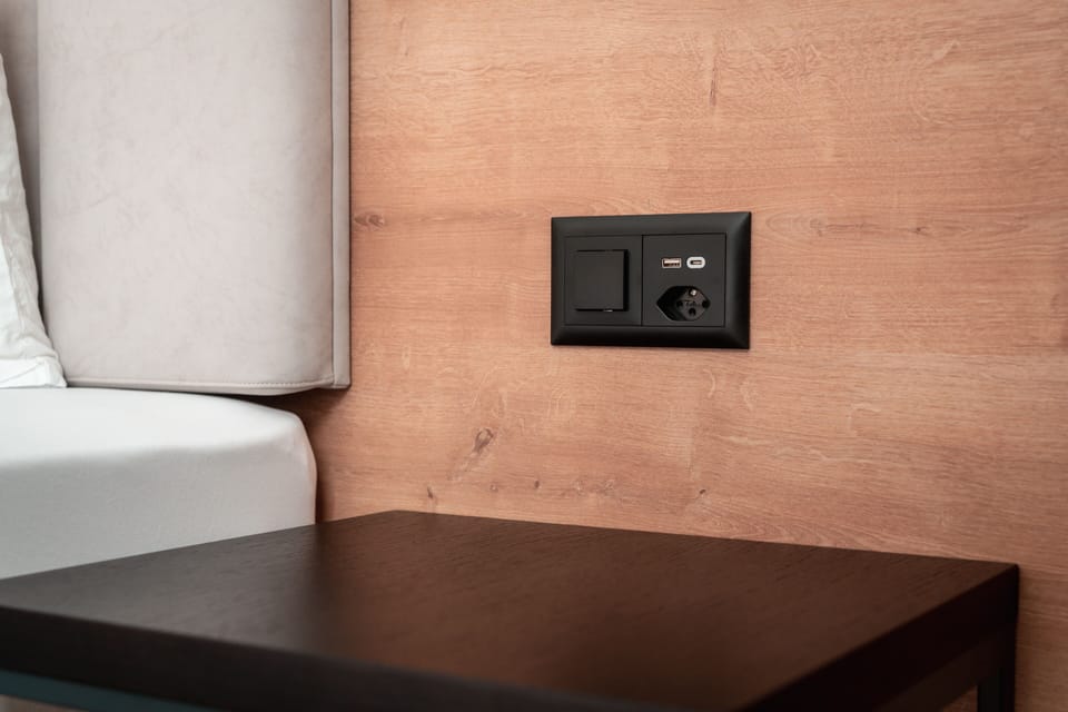 Down comforters, in-room safe, free WiFi