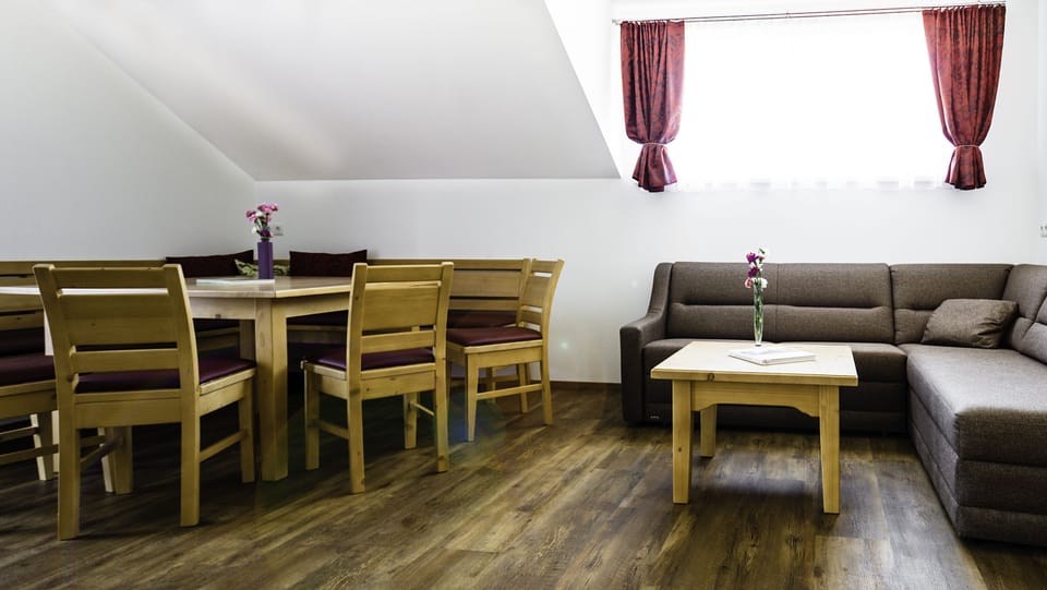 Comfort Apartment, 3 Bedrooms | Living area | Flat-screen TV