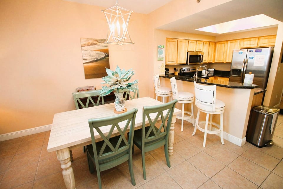 Spacious seating area