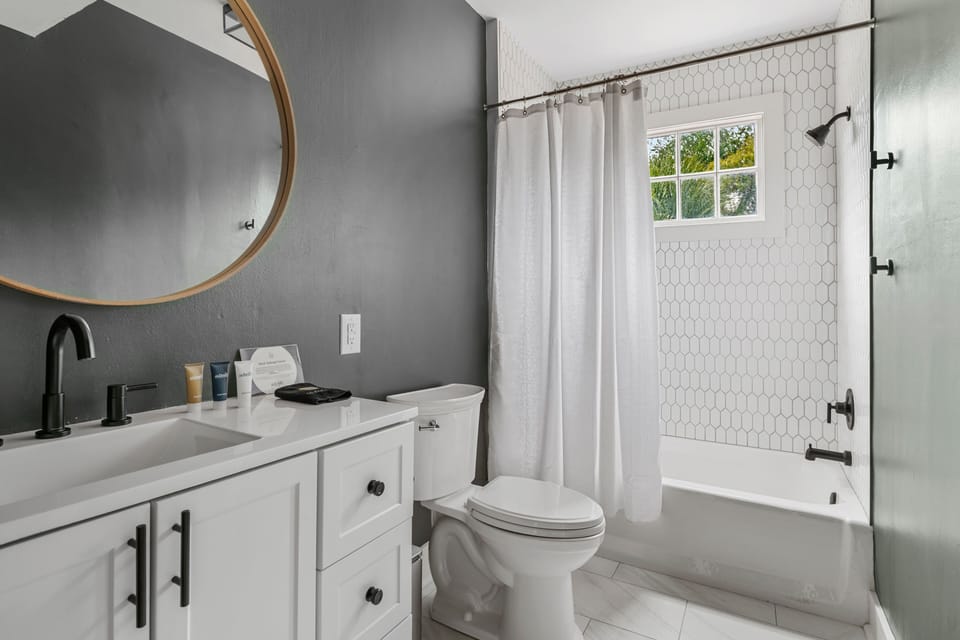 Full Bathroom with Tub and Shower