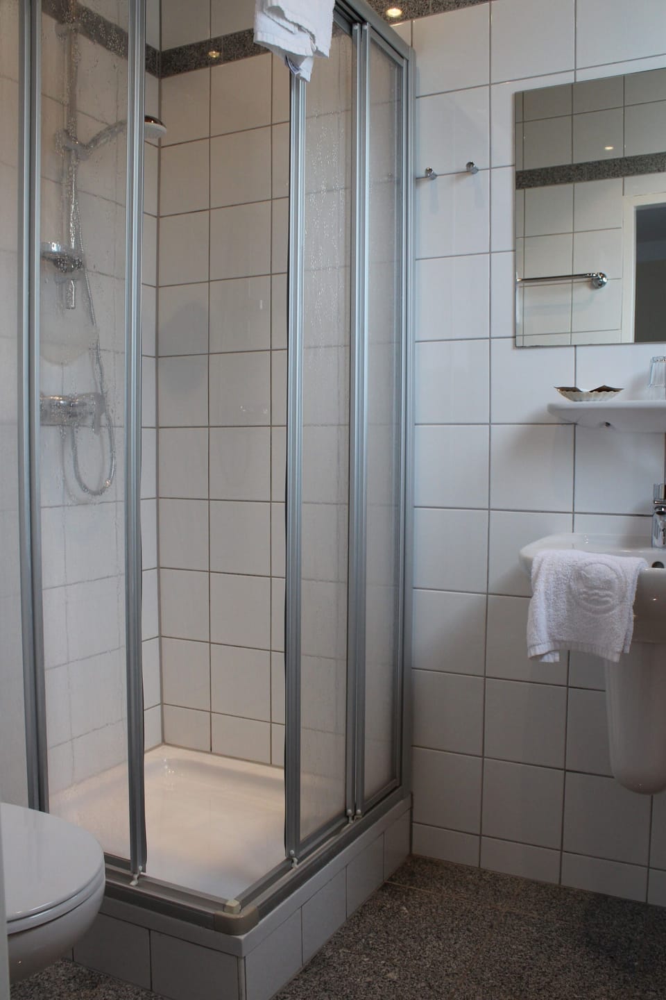 Free toiletries, hair dryer, towels